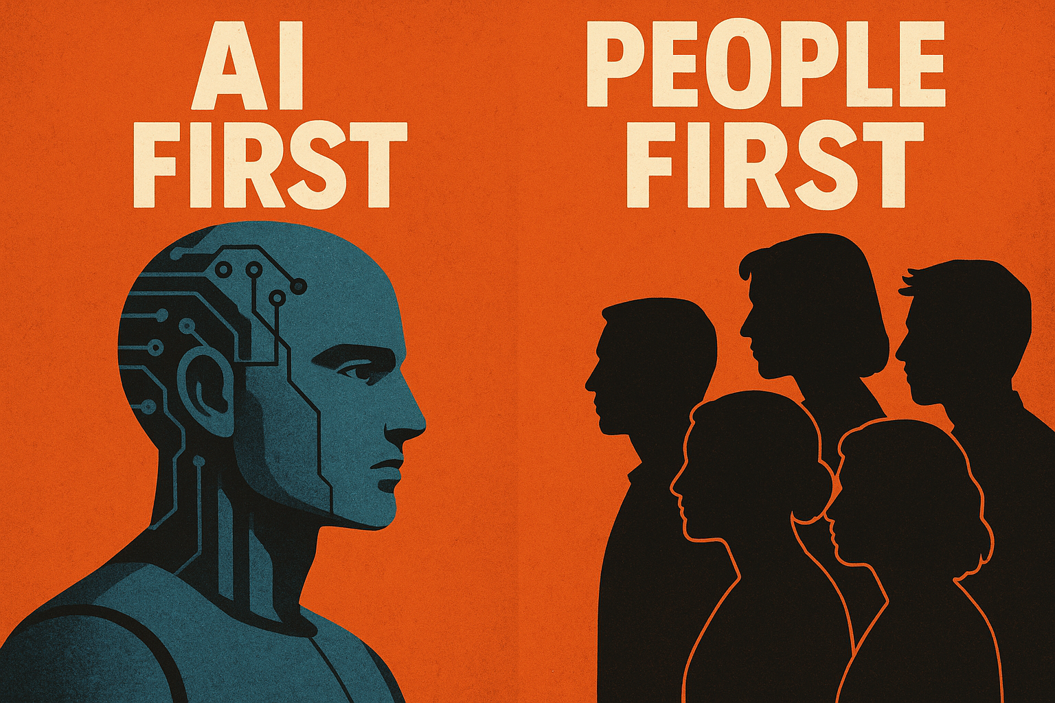 AI First vs People First cover