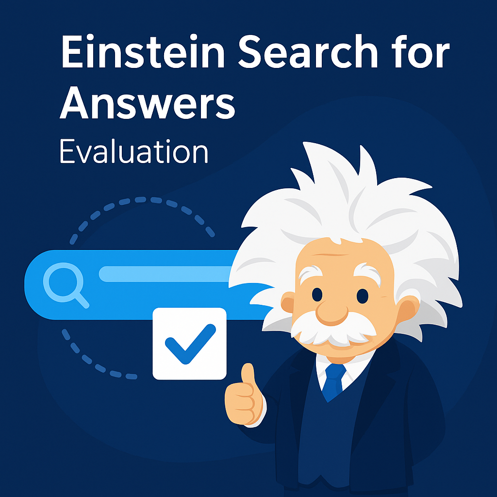 Einstein Search evaluation illustration